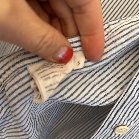 M.i.h. Jeans striped button down shirt. - Picture 4 of 4